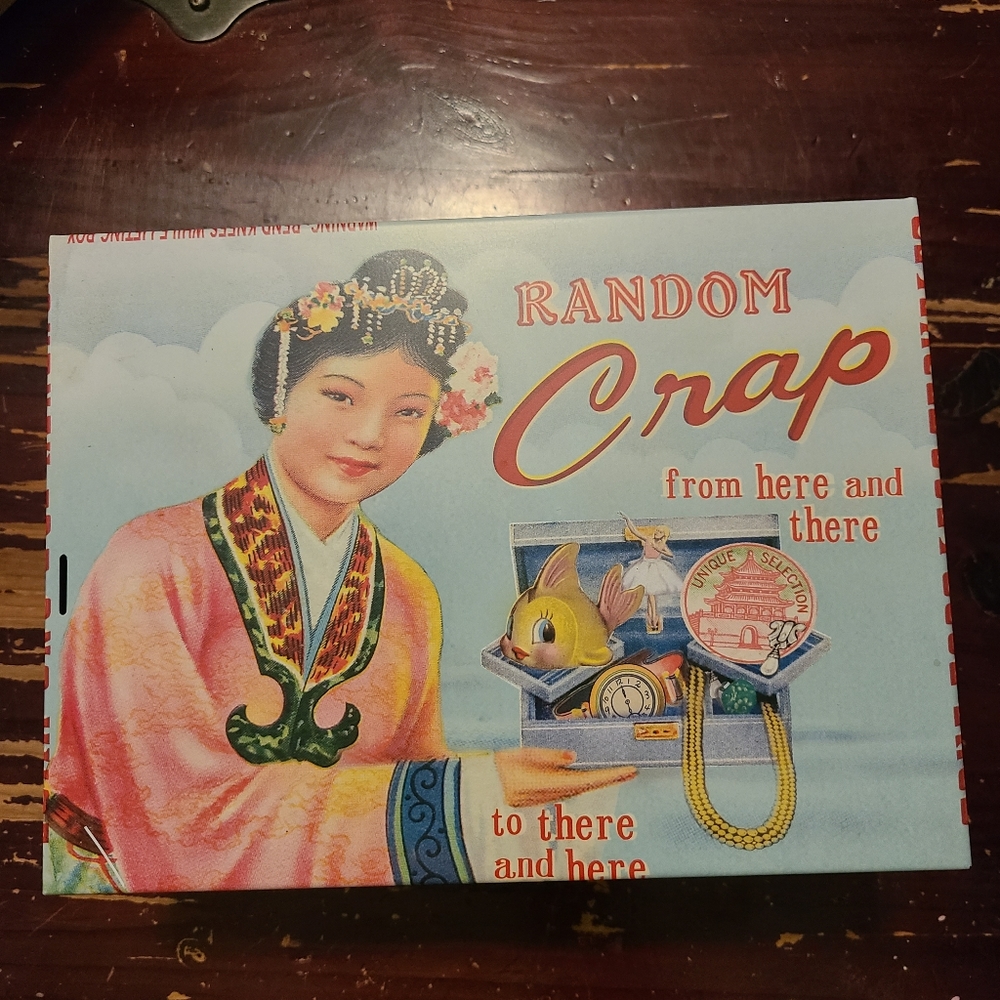 Random Crap metal box